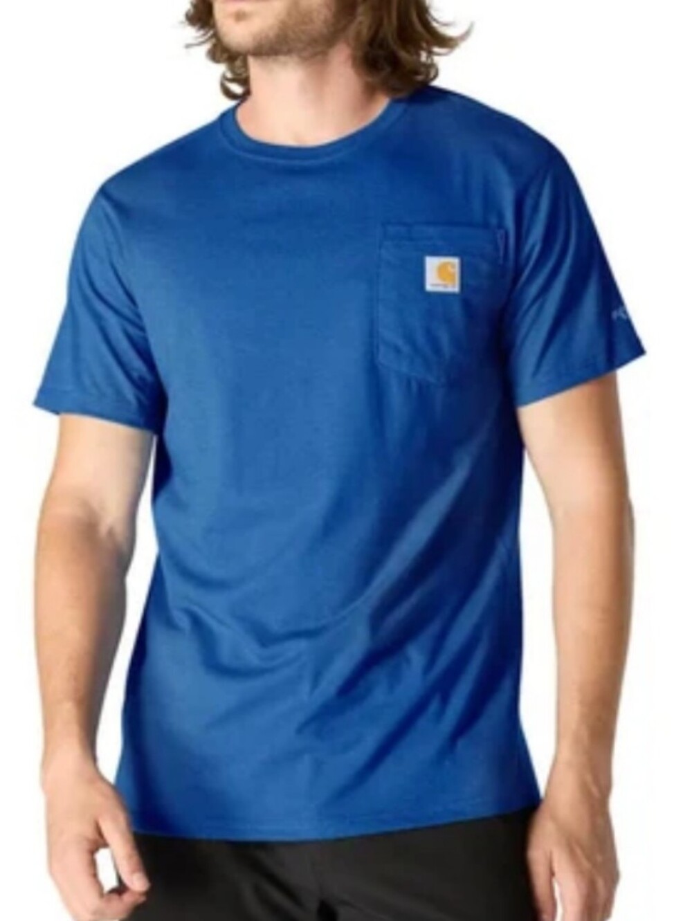 Carhartt Men's Blue Pocket Short-Sleeve Work T-Shirt